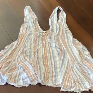 Medium tank tunic with ties